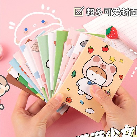 Sổ tay hình cô bé cute – Vở mini hình cô bé dễ thương