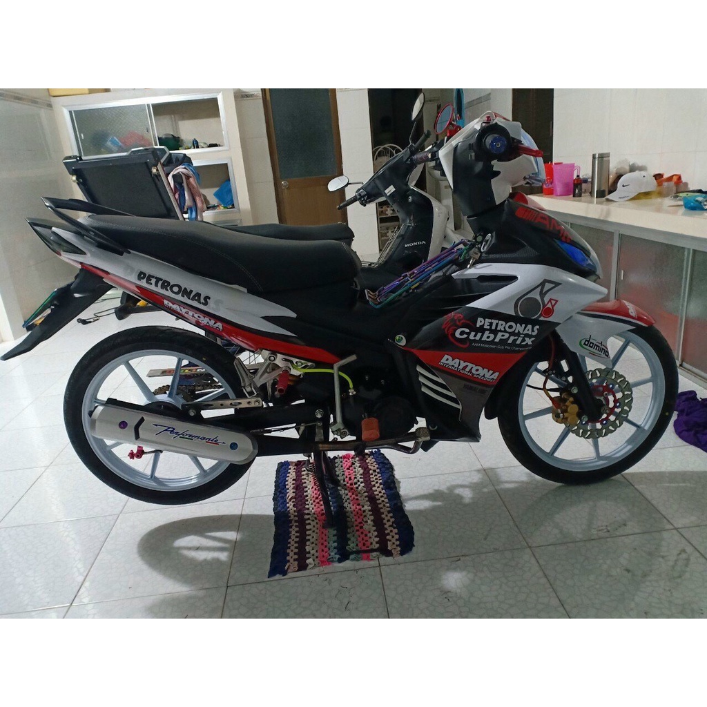 CẶP MÂM-VÀNH ĐÚC 8 CÂY 1 ĐĨA HÀNG CHÍNH HÃNG RCB GẮN ZIN  SIRIUS,JUPITER ,EXCITER 2006-2010,...