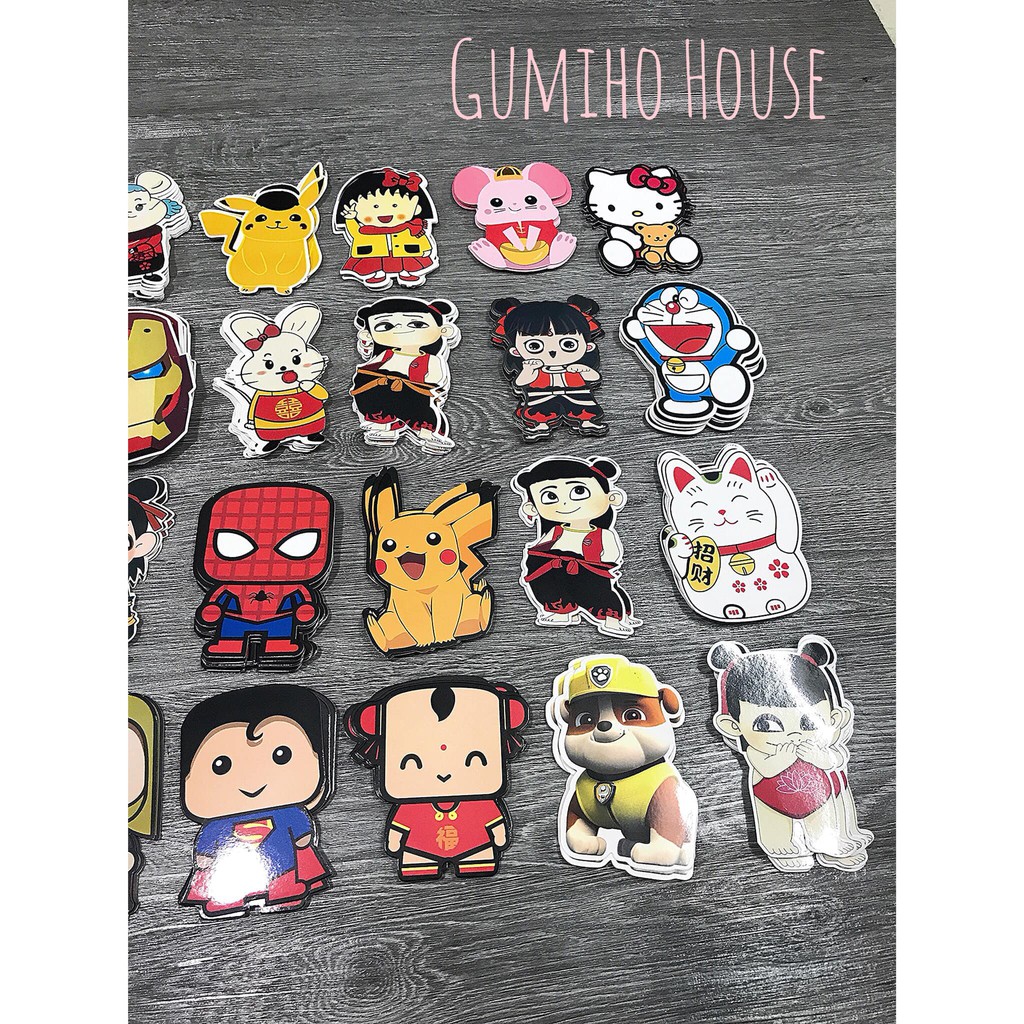 Set 5 Bao lì xì chibi dễ thương giá rẻ