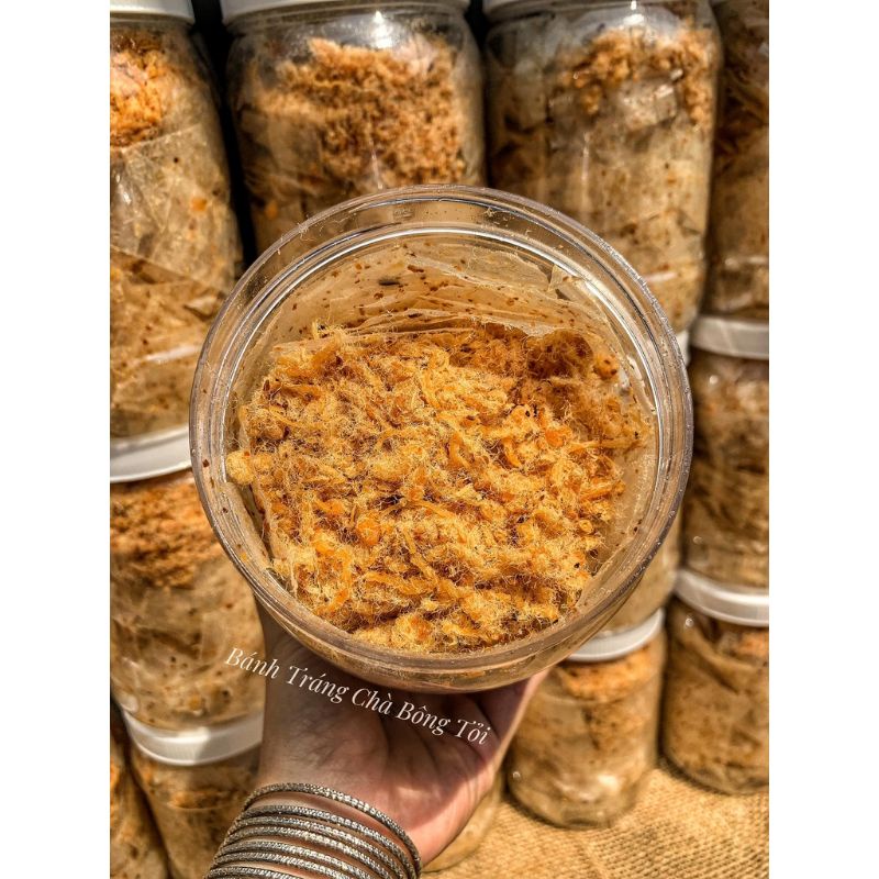 Bánh Tráng Chà Bông Tỏi 250gr