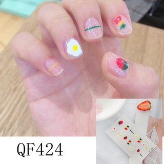 Nail sticker Miếng dán móng Hàn Quốc QF424-431 Mayconner