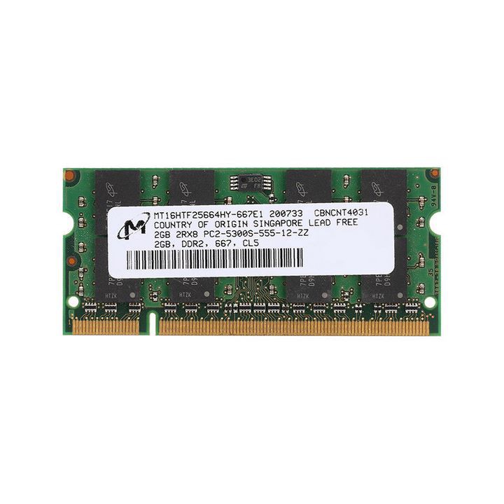 Ram Laptop Ram Micron DDR2 2G PC2-5300s Bus 667 Mhz thumbnail