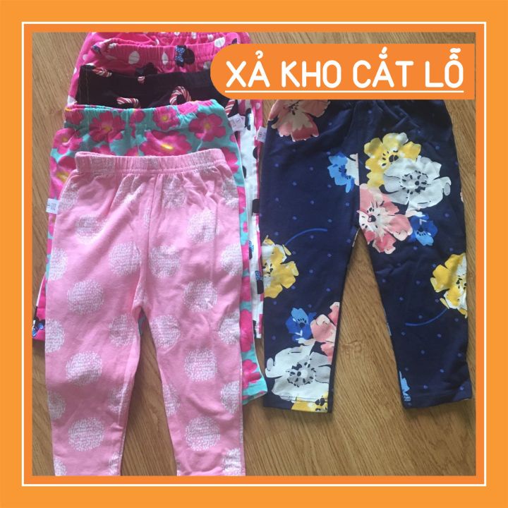 [𝗫𝗔̉ 𝗟𝗢̂̃ 𝗟𝗔̂́𝗬 𝗧𝗨̛𝗢̛𝗡𝗚 𝗧𝗔́𝗖] Quần Legging Cho Bé Gái vải xuất dư 100% cotton loại chuẩn xịn