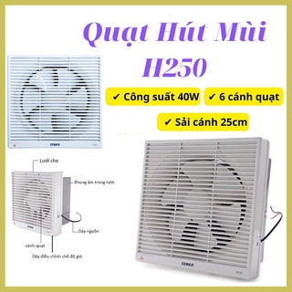 Quạt hút mùi gắn tường Senko H250 (40W) - Hút 2 chiều thông gió nhà bếp , vệ sinh mini công nghiệp , quạt hút mùi tico