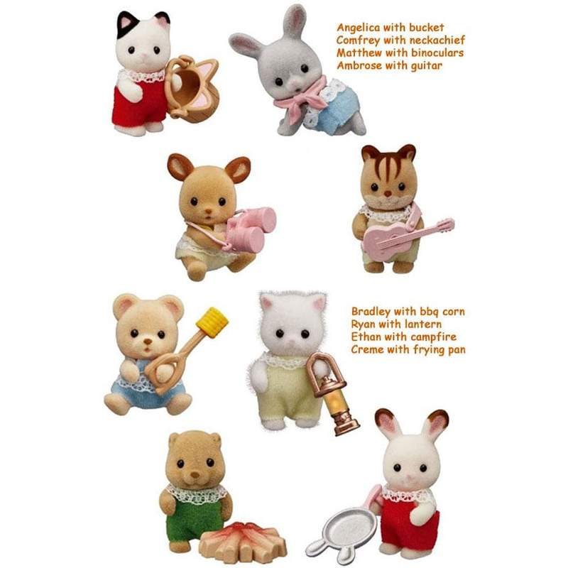 Đồ chơi mô hình Sylvanian Families em bé cắm trại - Baby Camping Series