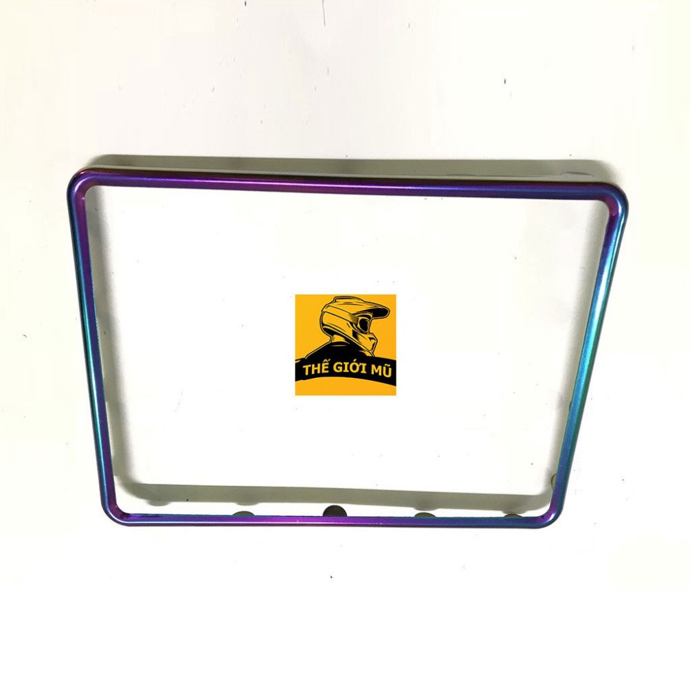 Khung biển số xe máy Titan 7 màu, trang trí xe máy cho mọi loại xe