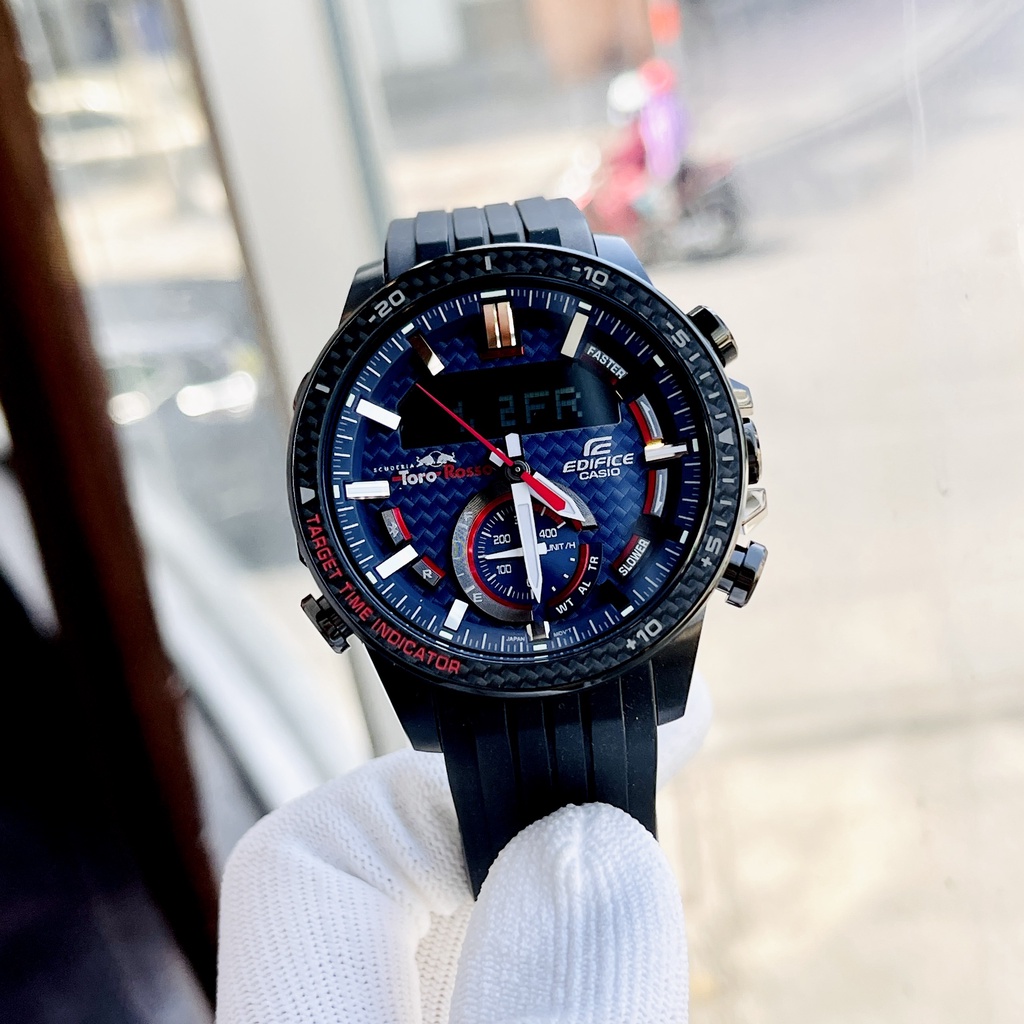 Đồng Hồ Casio Nam Dây Cao Su EDIFICE ECB-800TR-2A Chính Hãng