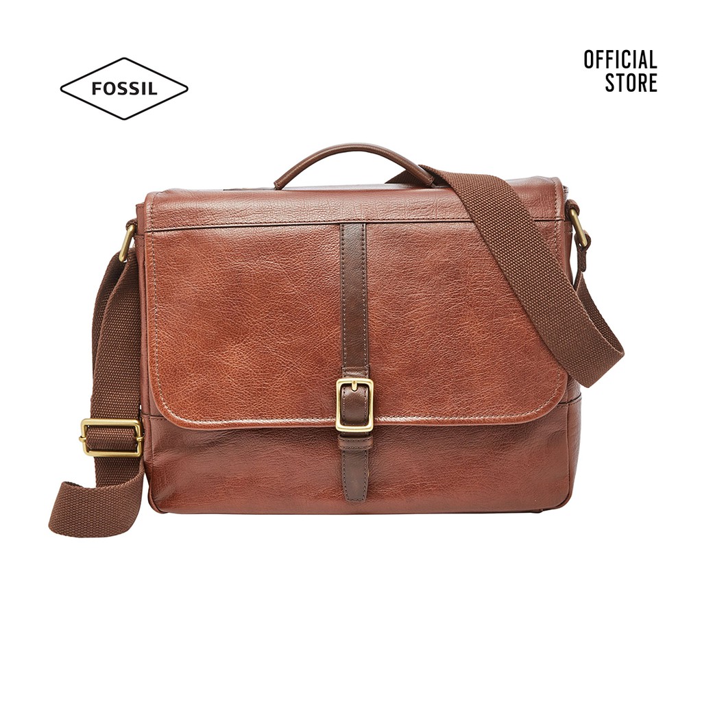Túi đeo chéo nam Fossil Evan Commuter Bag SBG1212200 - nâu