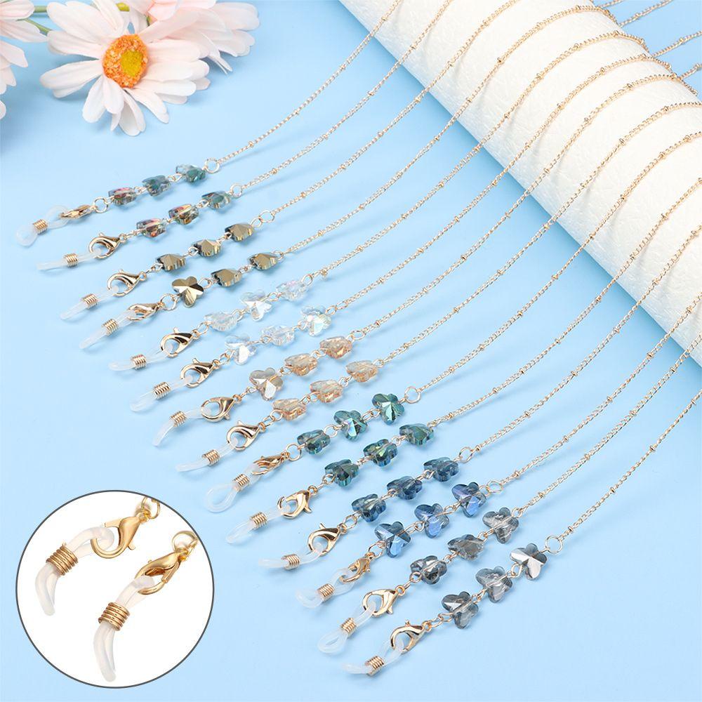ESPO Dây Xích Kim Loại Xỏ Hạt Thủ Công Đeo Mắt Kính Chống Thất Lạc