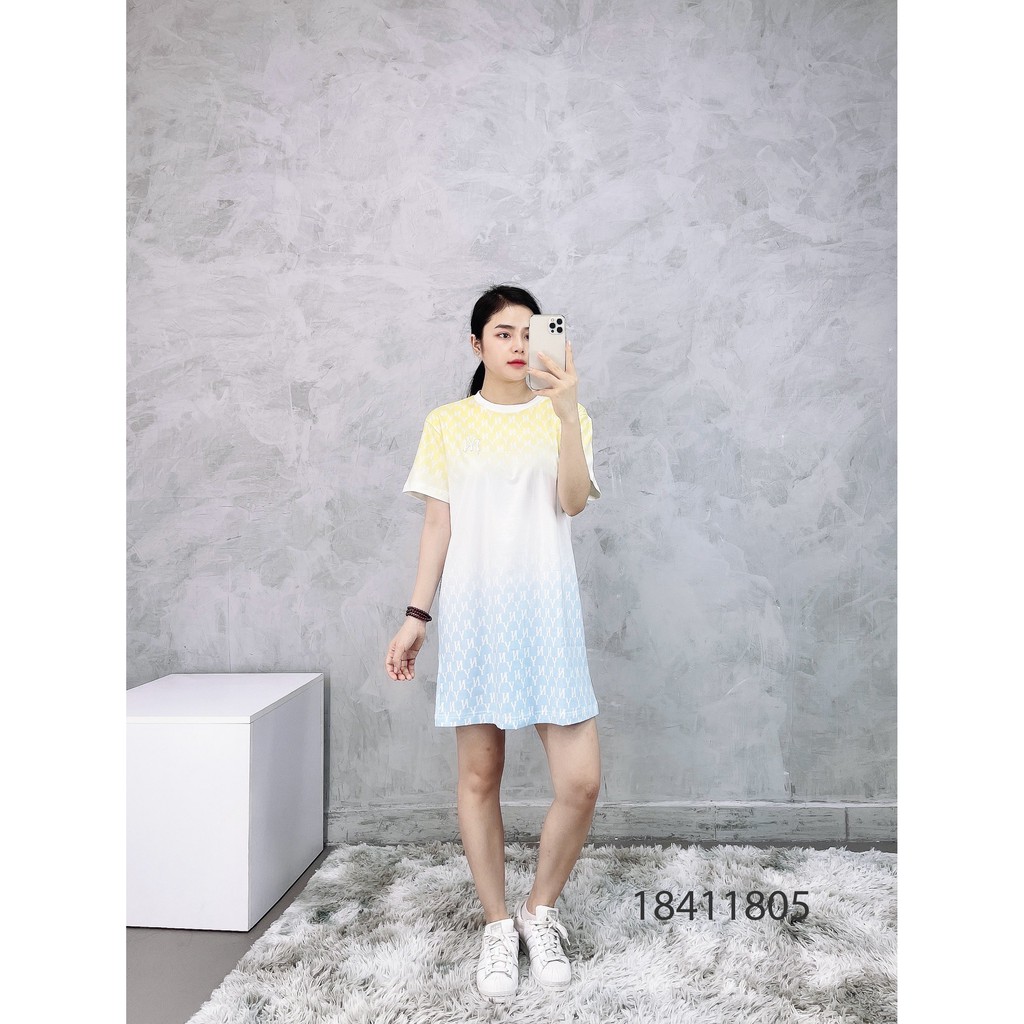 (HÀNG XUẤT XỊN) Váy / Đầm phối màu 18411804 M//L//B MONOGRAM TEE DRESS Made in V//N full-tag-code  SIZE S M L