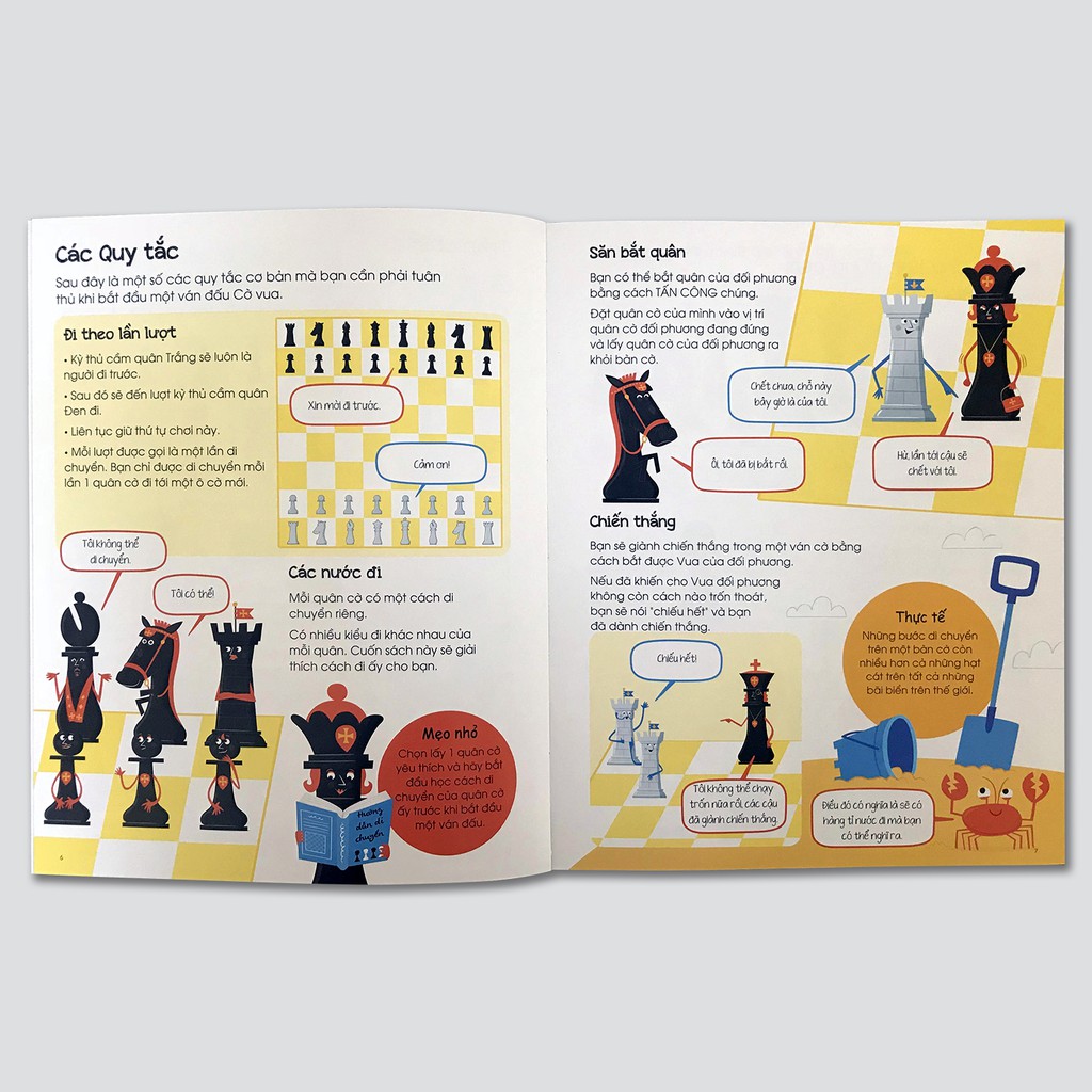 Sách - Chơi cờ vua cùng bé - Trò chơi phát triển toàn diện 3+ (Tập 1)