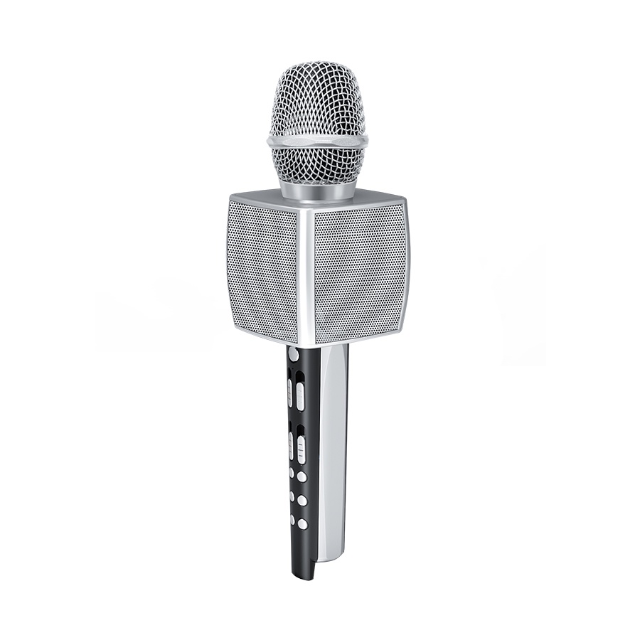 Mic Kép Karaoke Bluetooth Không Dây KTV Gia Đình YS98, Âm Thanh Nổi, Loa Lớn, 10W
