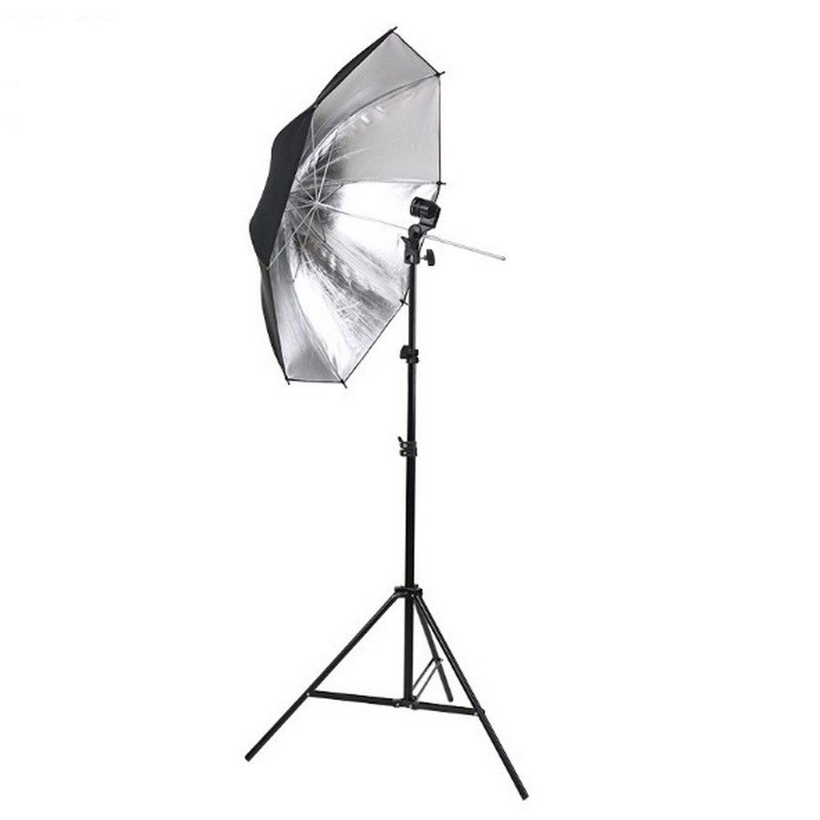 Đui đèn E27 kiêm đế đỡ bóng đèn chụp ảnh dùng cho các studio với phích cắm EU tiện dụng