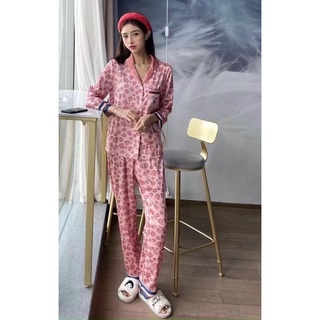 PYJAMA DÀI V S L TIM HỒNG CAO CẤP