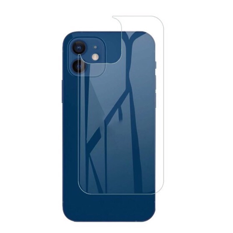 Miếng dán kính mặt sau 2,5D cho 12/12pro/12promax trong suốt tặng kèm phụ kiện dán