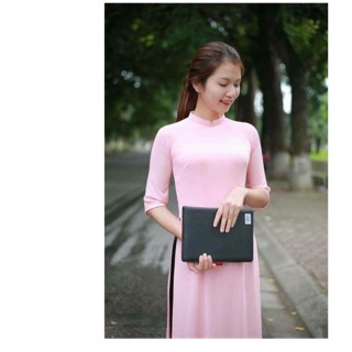 Áo dài trơn chụp kỷ yếu
