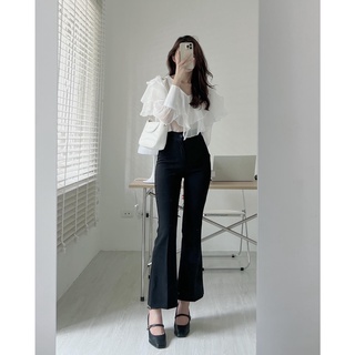 A9062 Áo tơ cổ bèo Audrey