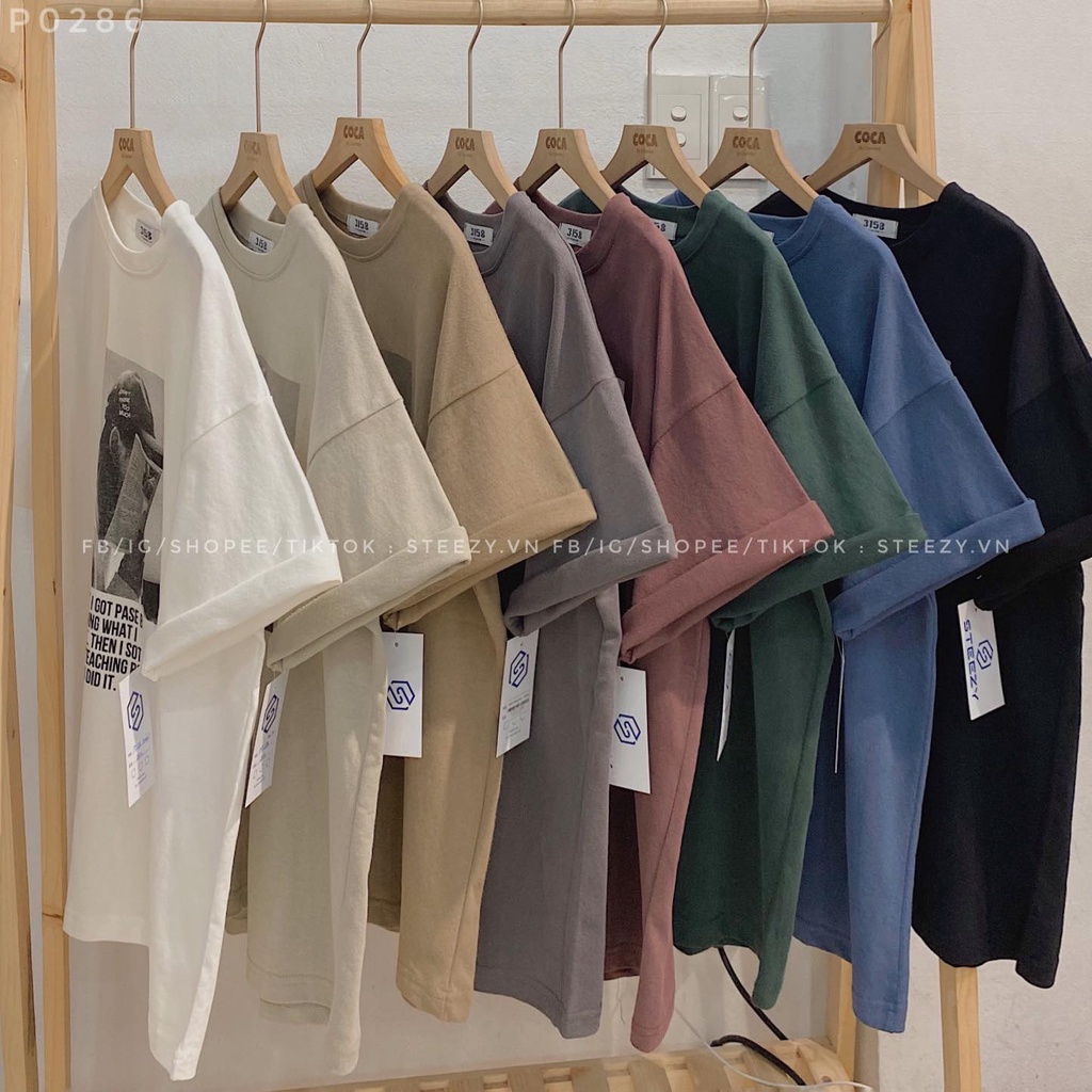 [P0286] Áo thun cotton mặt lông dày in hình cô gái đội mũ chữ FIRST I GOT form rộng ngắn (Có sẵn/Ảnh thật)