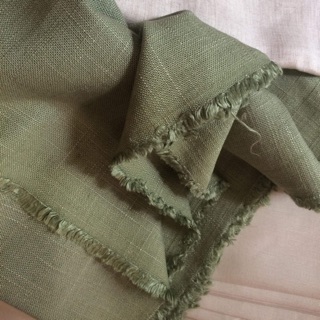 Vải linen bố mềm rũ xanh vỏ đậu