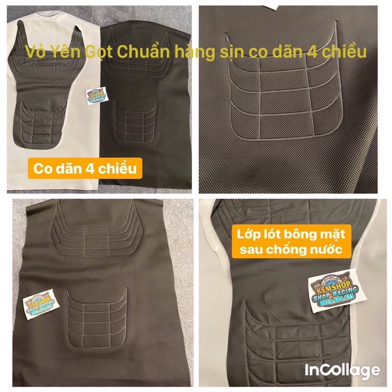 Vỏ Yên Kiểu Dán Vân Dream Bọc Các Loại Xe Số Xe Côn Hàng Xịn