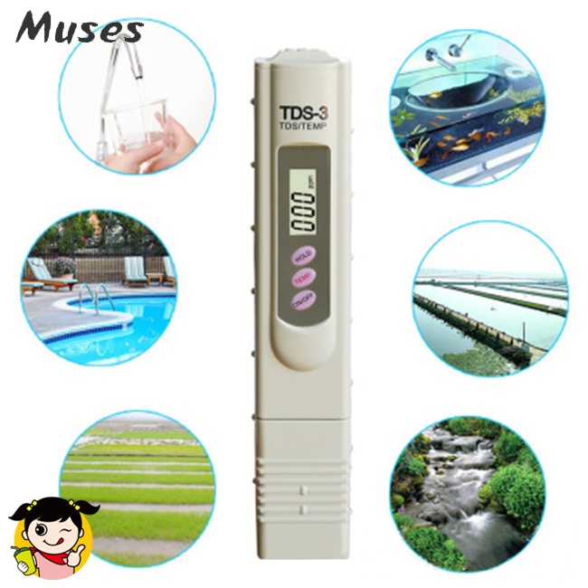 Máy Đo TDS3/Tem Màn Hình LCD Kỹ Thuật Số