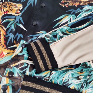 Áo khoác S@int Laur3nt eggle tiger bomber jacket