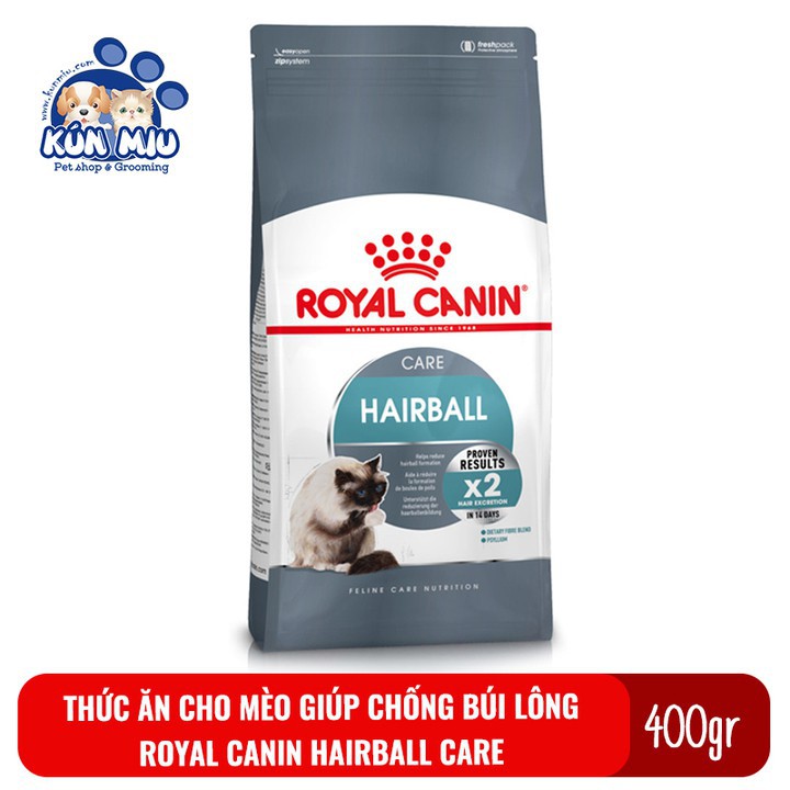 Thức ăn cho mèo giúp chống búi lông Royal Canin Intense Hairball túi 400g