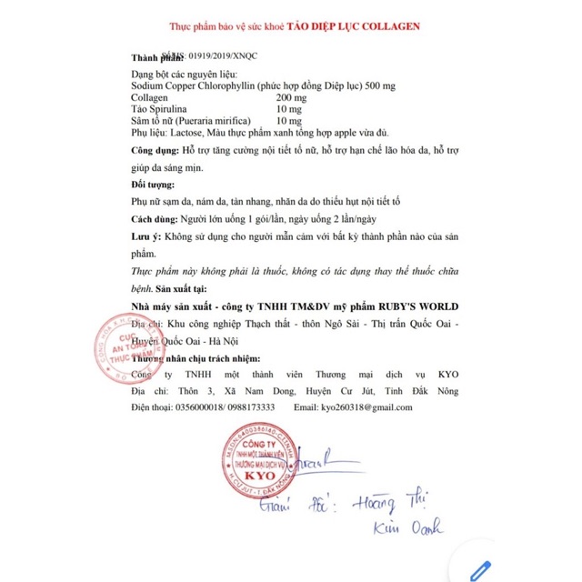 [ Chính hãng] Tảo diệp lục collagen + bình | BigBuy360 - bigbuy360.vn