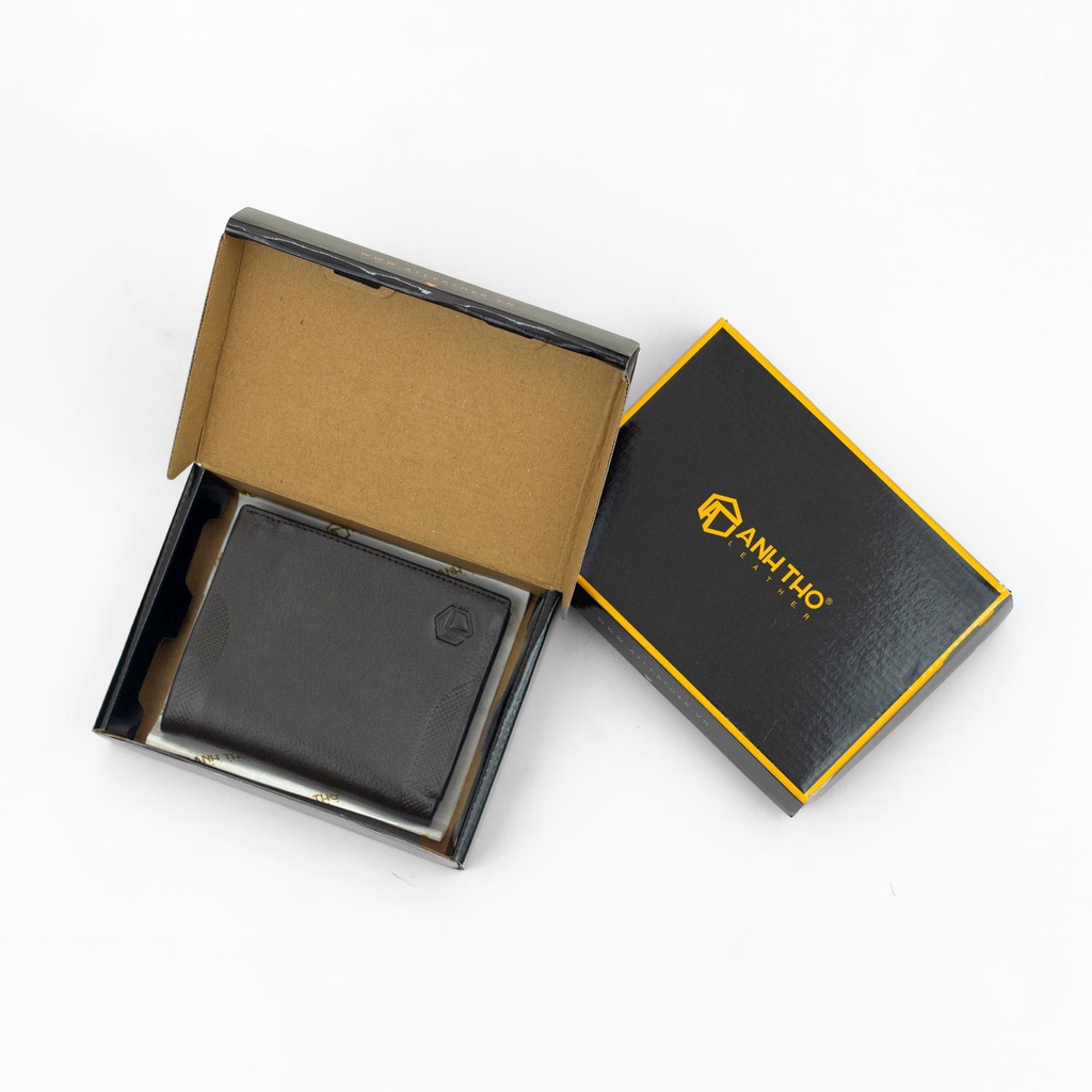 Ví đứng da bò Anh Tho Leather B29D