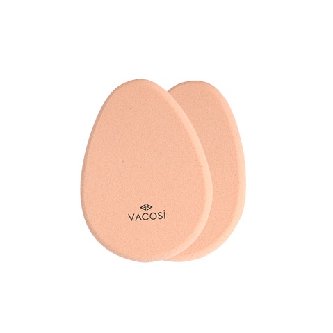 BST Bông phấn ướt Vacosi tròn, vuông, tam giác, oval | Mút trang điểm kem nền foundation