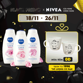 Sữa tắm dưỡng da hương hoa NIVEA nhập từ Đức 750ml