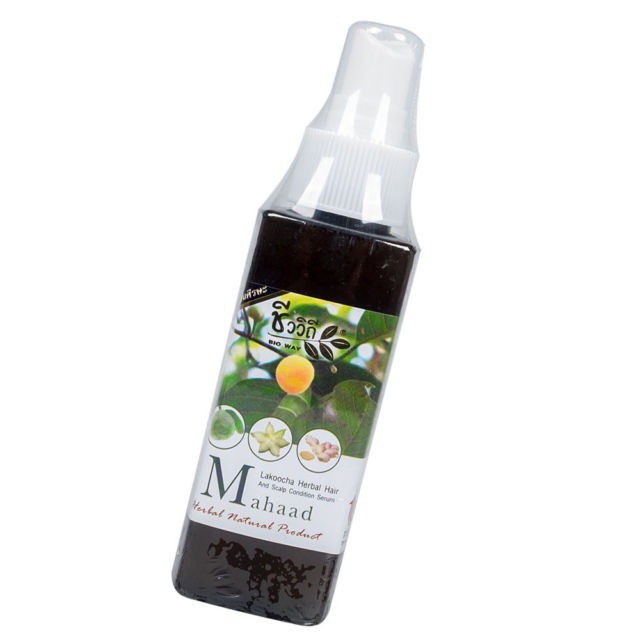 Serum Kích Thích Mọc Tóc Bio Way MAHAAD Lakoocha Herbal Hair and Scalp Condition Serum 120ml - Thái Lan | BigBuy360 - bigbuy360.vn