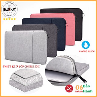 Túi chống sốc laptop macbook ultrabook cao cấp 13.3 inch, 14 inch, 15 inch, 15.6 inch, 16 inch - 2 ngăn
