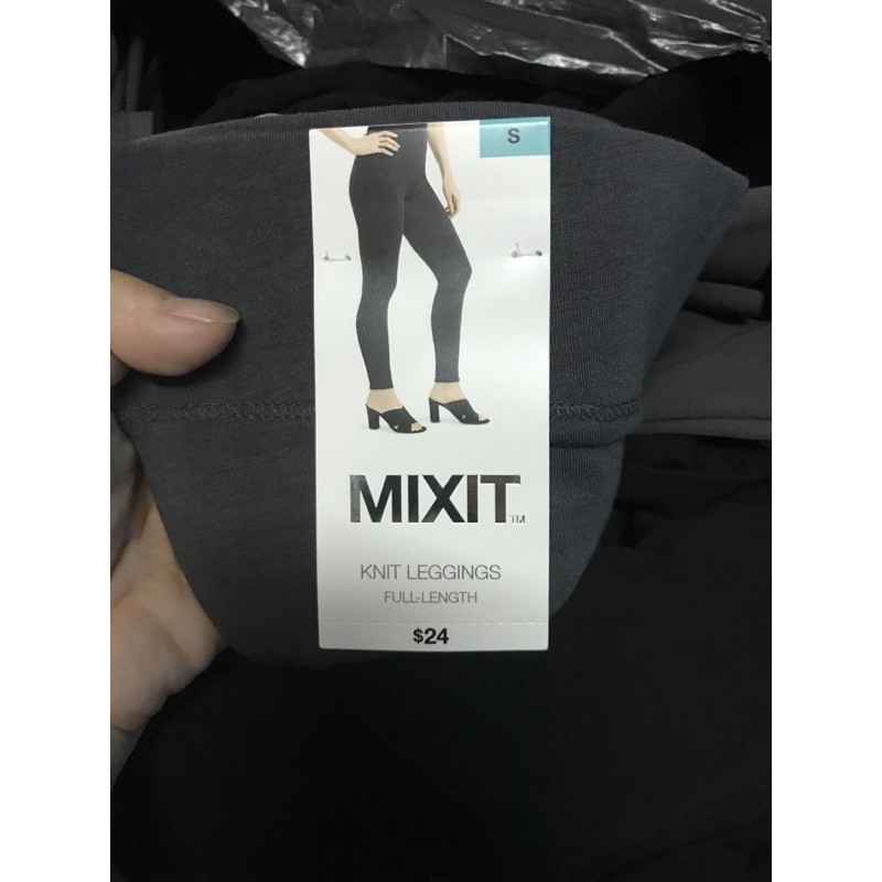 Quần legging cotton lưng cao Mixit (bigsize), hàng xuất xịnon