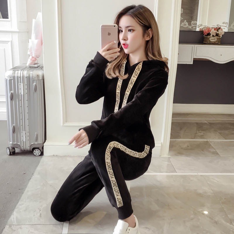 Set Nhung Mũ Chạy Viền sang chảnh