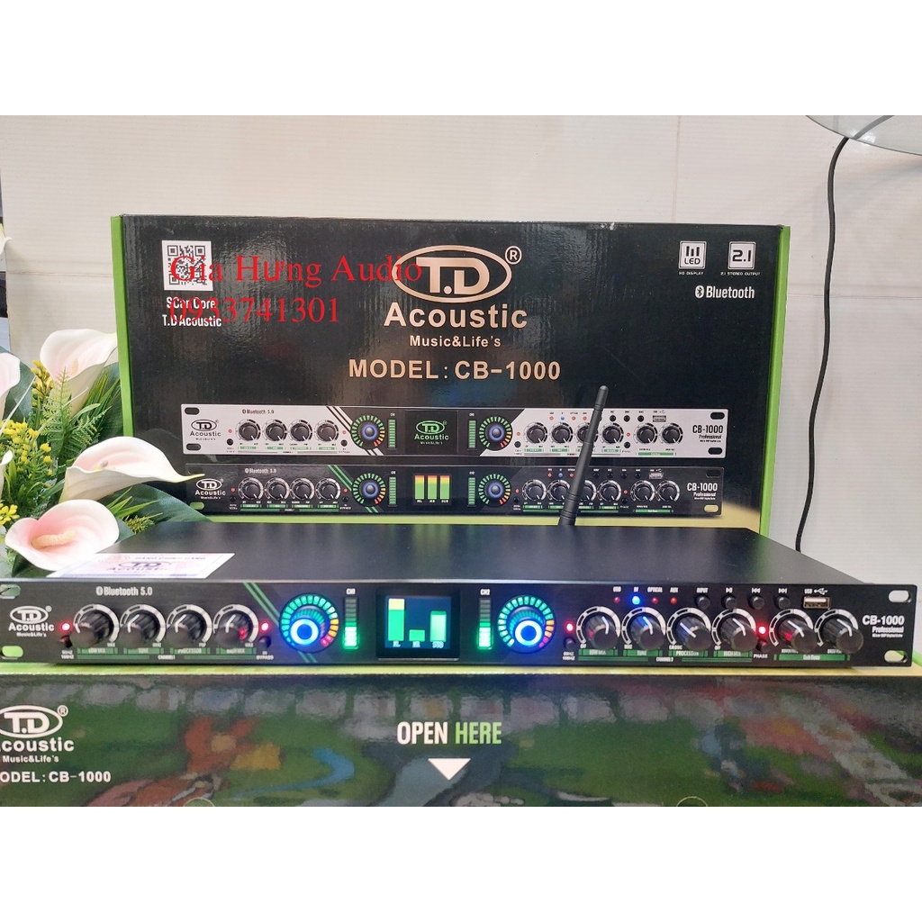 Máy Nâng Tiếng TD Acoustic CB1000, tích hợp bluetooh, optical