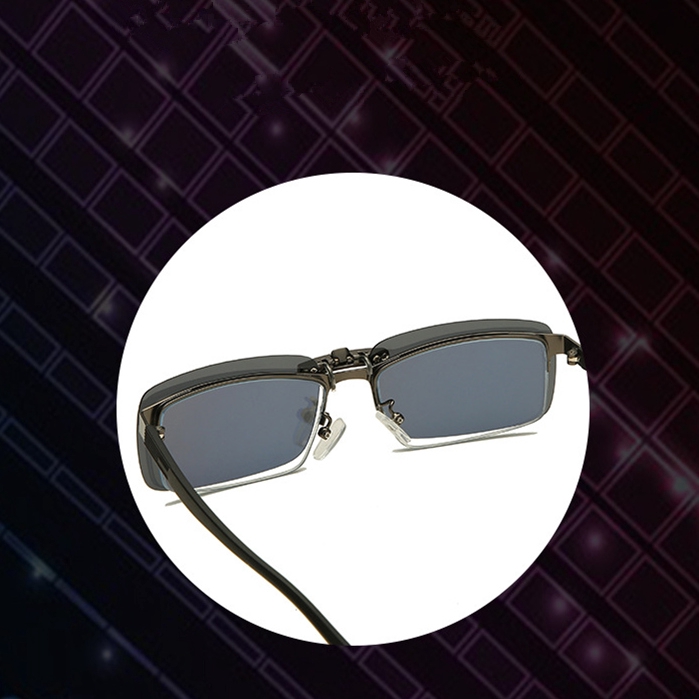 Kính mát phân cực thiết kế tròng kính có thể lật lên dễ kẹp thời trang cho nam nữ