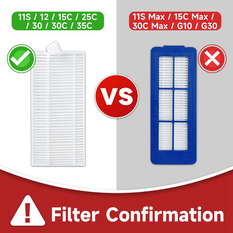 Các bộ phận thay thế cho Eufy Robovac 11S , 12,1 15T , 15C , 25C , 30, 30C , 35C Máy hút rô bốt thảm mỏng