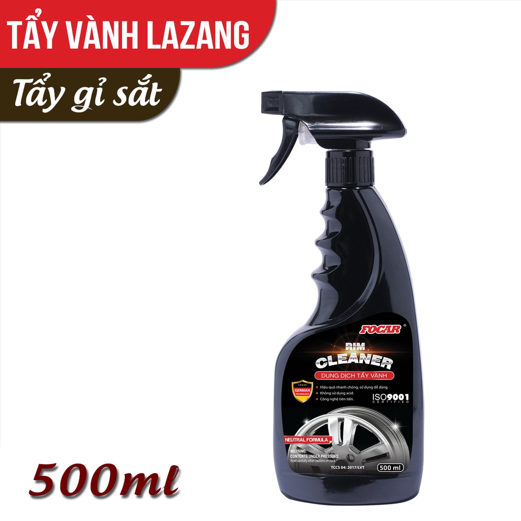 Dung dịch tẩy vành Lazang Focar Rim Cleaner 500ml