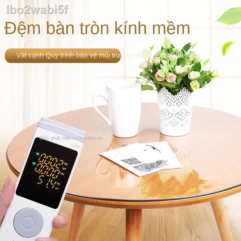 ■ ₪ lbo2wabi5fBàn tròn nhựa PVC trong suốt khăn trải bàn cà phê không thấm nước và chống bỏng dầu dùng