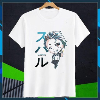 🔥siêu rẻ🔥 áo thun anime re:zero subaru chibi - code14