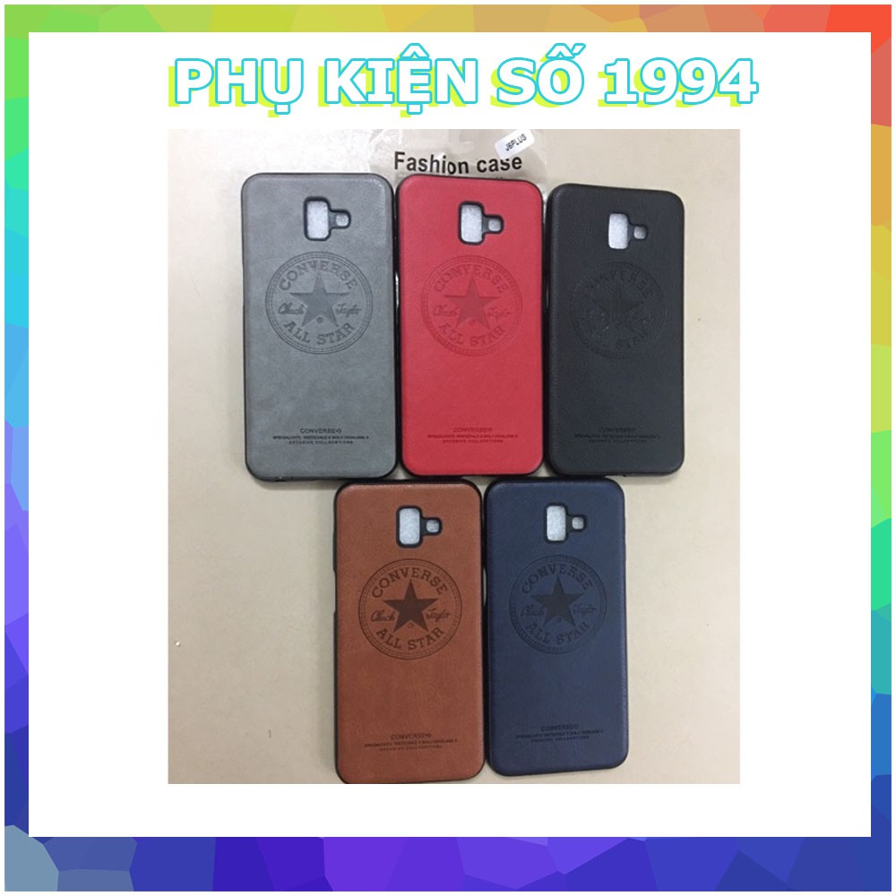 Ốp Lưng Giả Da Converse Samsung J6plus/J4plus
