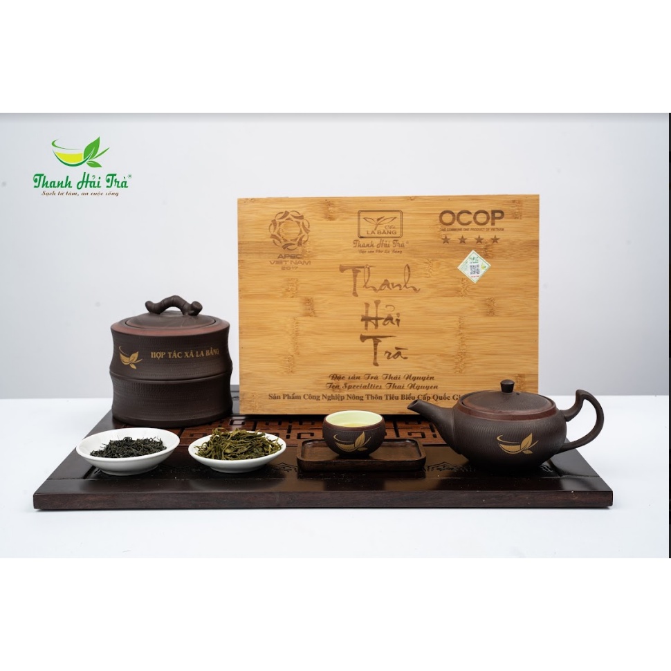 Chè Thanh Hải Thái Nguyên FREESHIP Trà Thái Nguyên Ngon Đựng Trong Hộp Tre 500g [Tra Thai Nguyen]