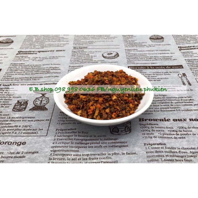 HẠT DÀNH DÀNH KHÔ TẠO MÀU VÀNG GÓI 100GR