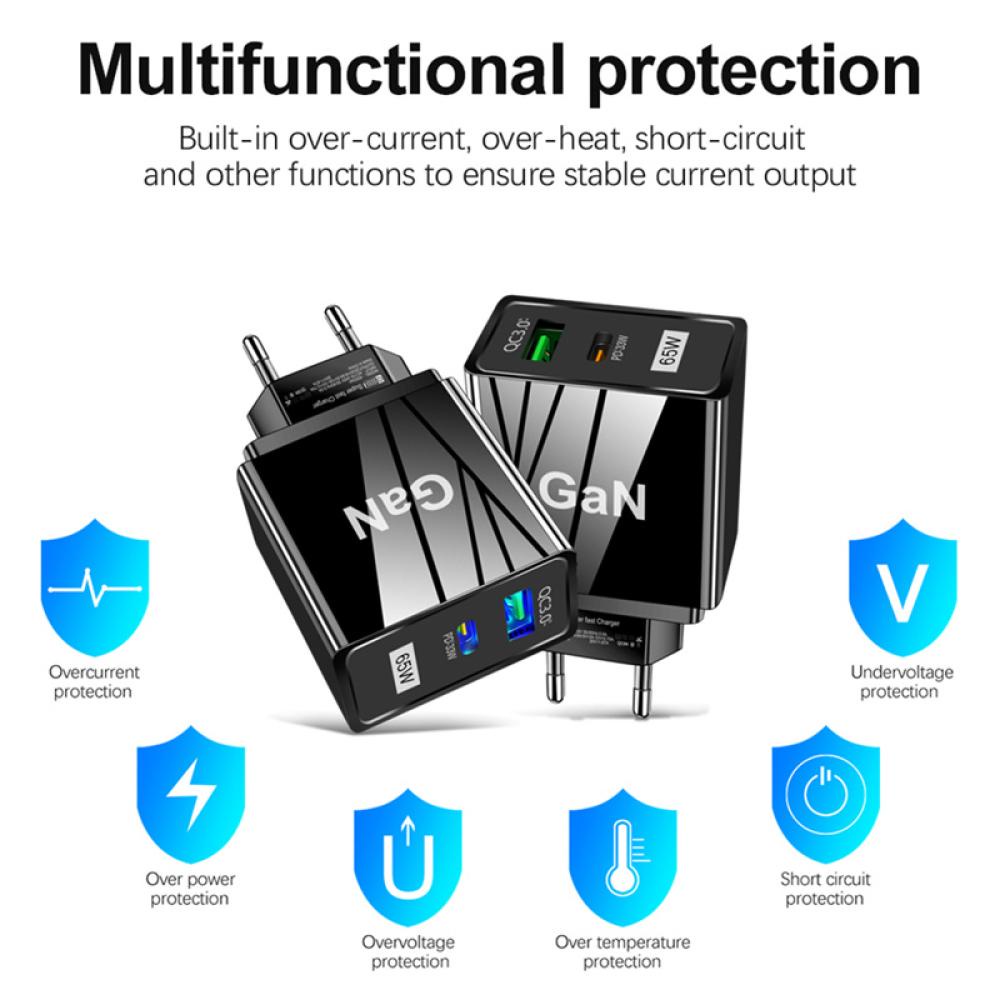 Cốc Sạc Nhanh QC PD 3.0 USB Type C 65W D2Z8