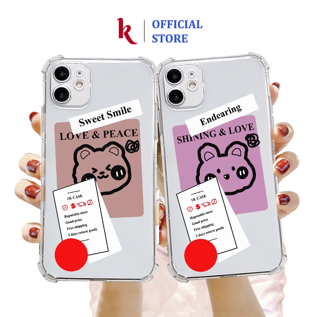 Ốp lưng iphone Smile Case viền vuông trong suốt case 14plus 14 pro max 13 12 promax 11 mini 6 6s 7 8 plus x xr xs Se