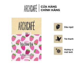 Combo 3 Trà Dâu Đá - Trà trái cây hoà tan Archcafé (hộp 12 gói x 18g)
