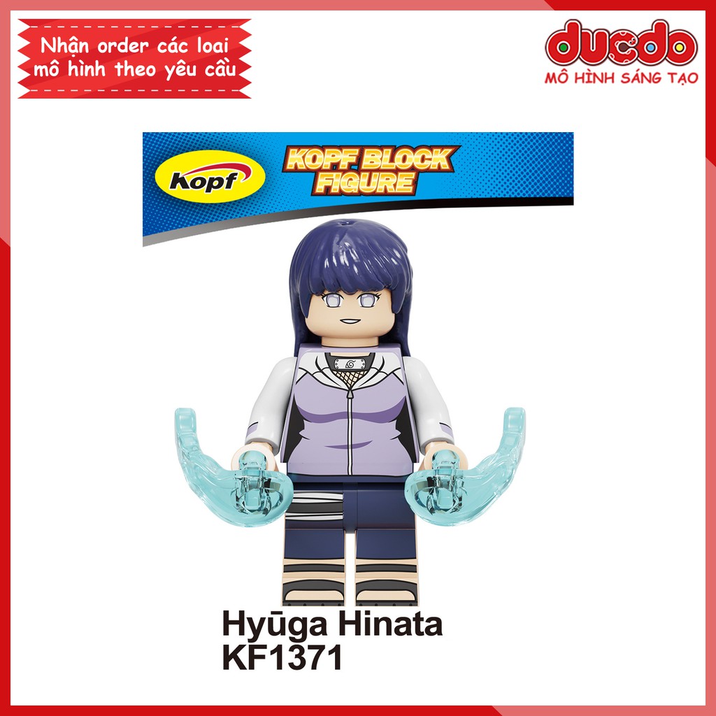 Minifigures các nhân vật Naruto,Hinata, Killer Bee, Choji - Đồ chơi Lắp ghép Xếp hình Mô hình Mini Kopf KF6119