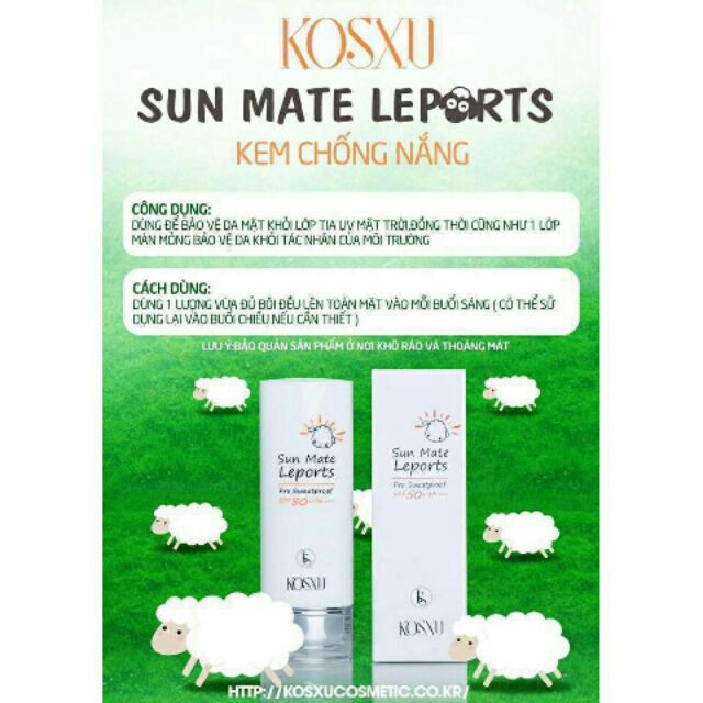 KEM CHỐNG NẮNG KOSXU