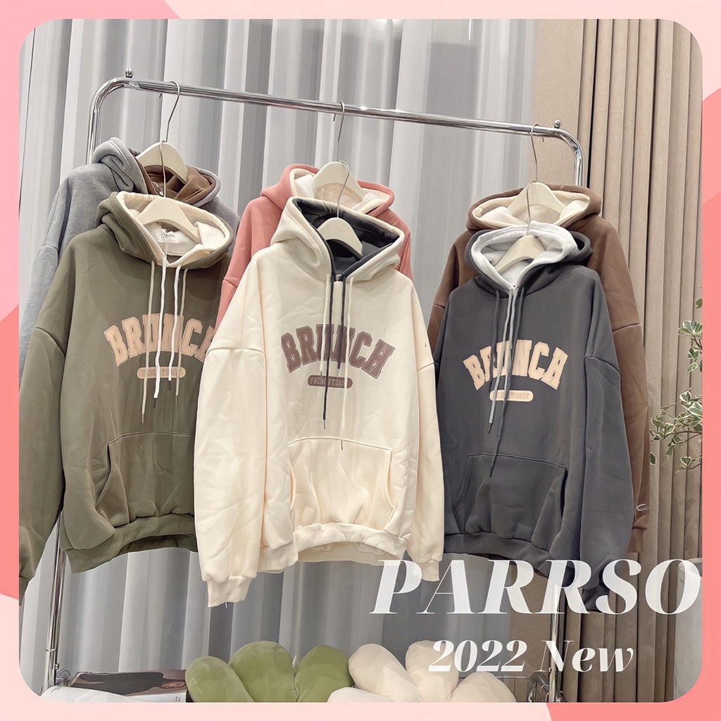 Áo Nỉ Hoodie Dày Dặn Mũ 2 Lớp